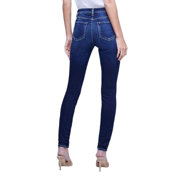 L’AGENCE Marguerite Jean‎ High Rise Skinny Stretch Columbia Blue Size 24 - Picture 5 of 12